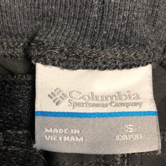 Bundle of Two Columbia Sportswear Hiking Capri Pants Drawstring Waist Blue/Grey - Picture 4 of 9